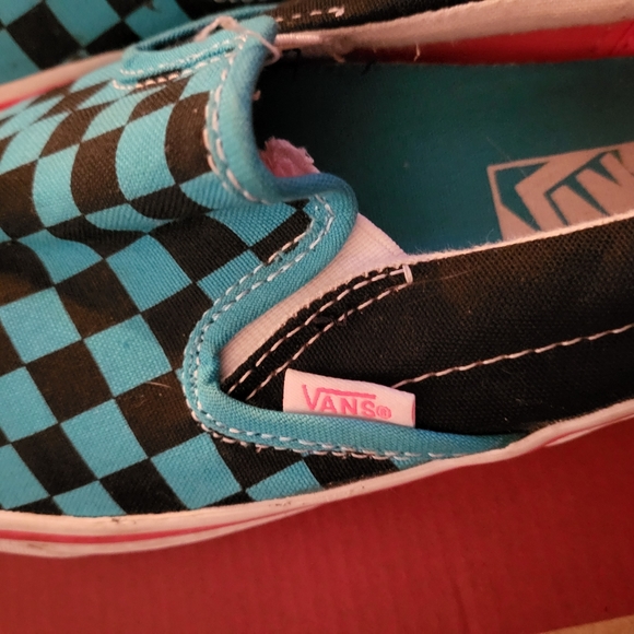 Women's 7.5 teal vans - Picture 6 of 12